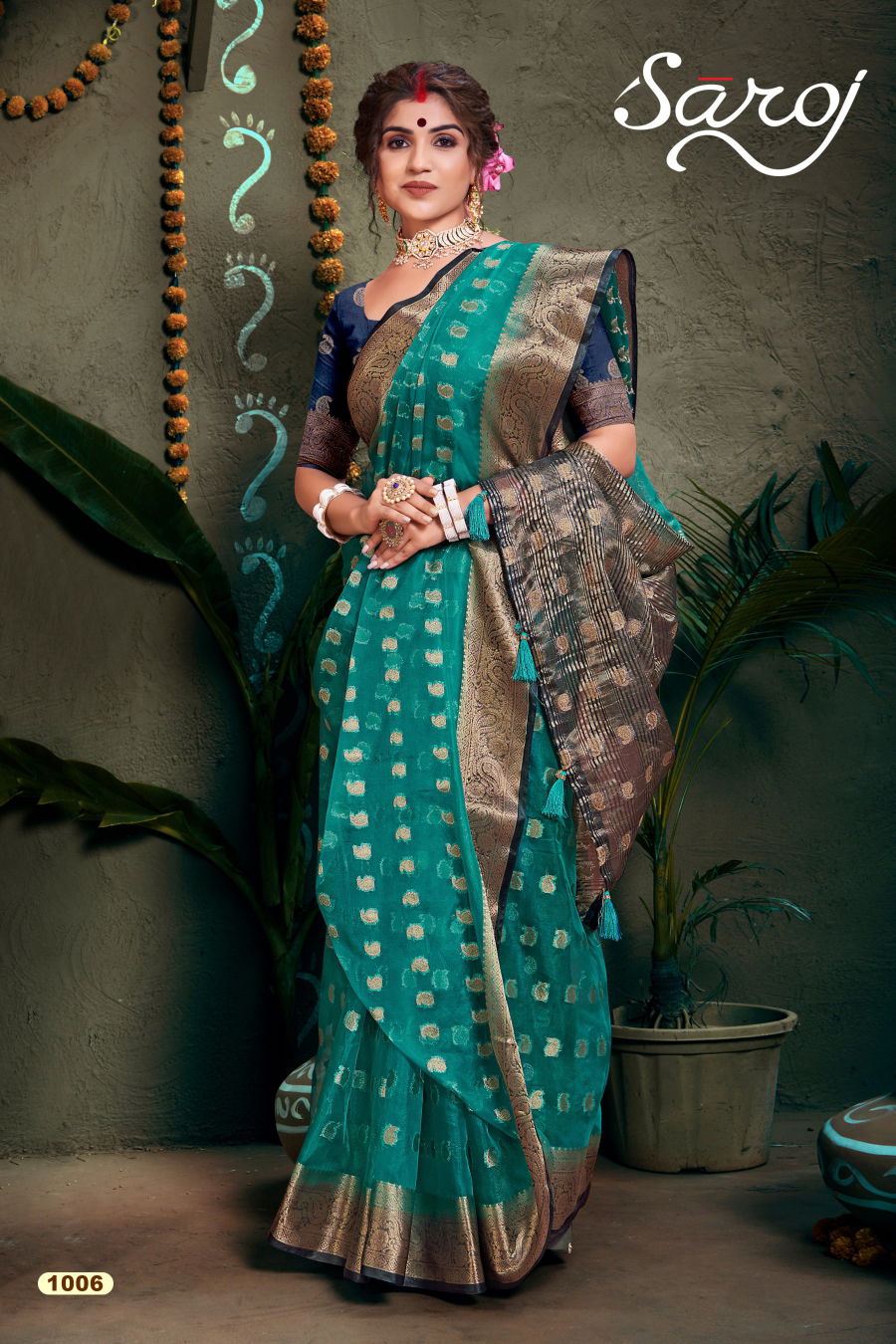 Saroj Jharna Vol 2 Soft Organza Party Wear Sarees Catalog